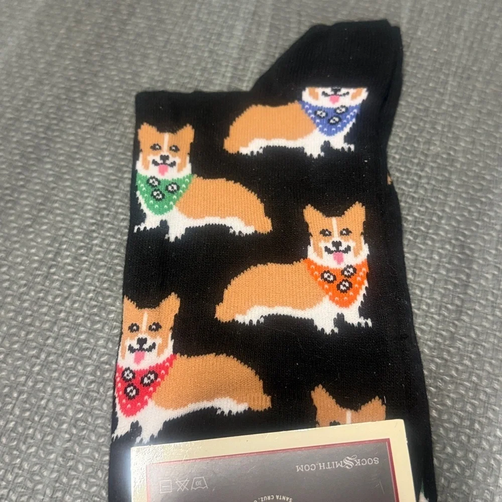 SockSmith Men’s Corgi Black socks